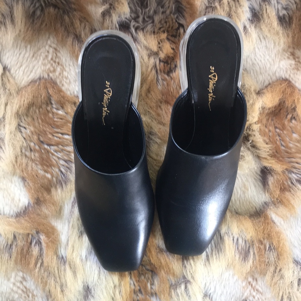 3.1 Phillip Lim Plexi Heel Mules - Picture 2 of 5